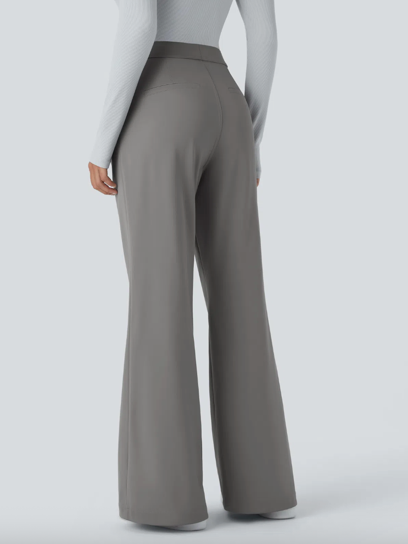 Halara NWT Flex™ High Waisted Pocket Work Flare Pants | Sz Medium (F102C1)