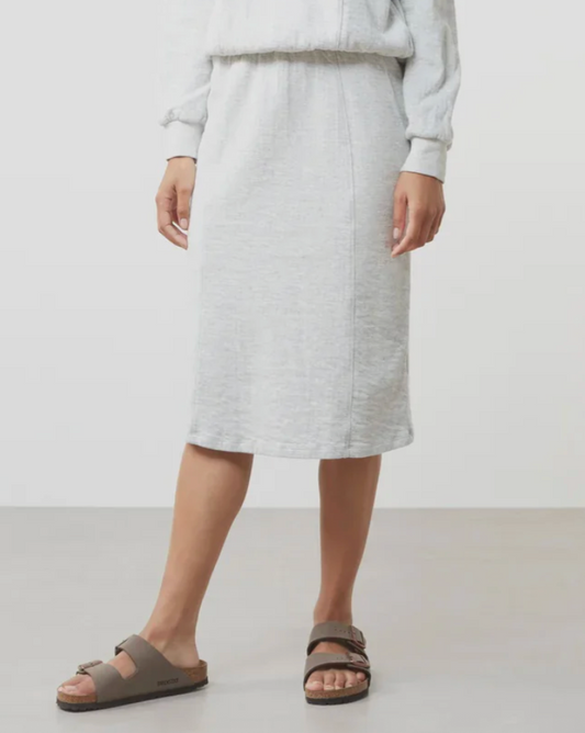 Yaya Women Grey Sweater Skirt  | Sz Small (CS08C1)