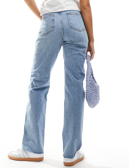 ONLY High Rise Straight Leg Denim | Sz 29 (small fit, 28)