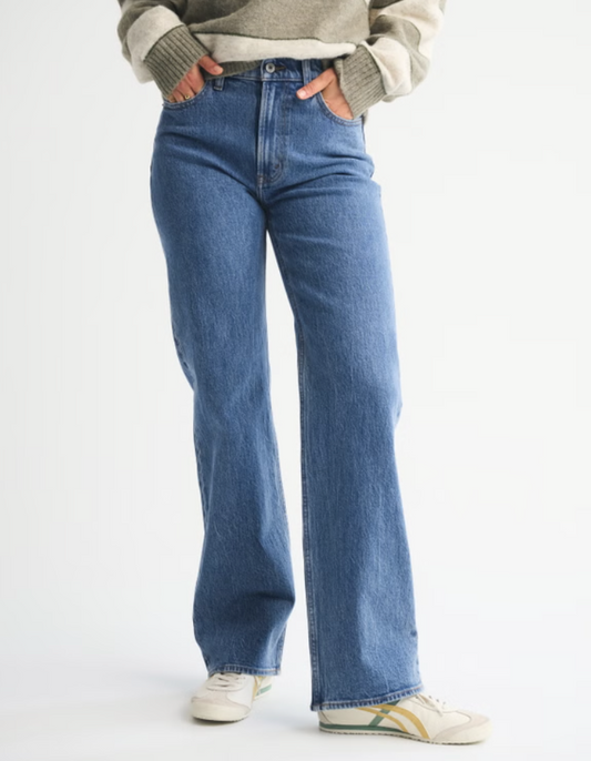 Abercrombie 90s Relaxed High Rise Jeans | Sz 4 (CS23W8)