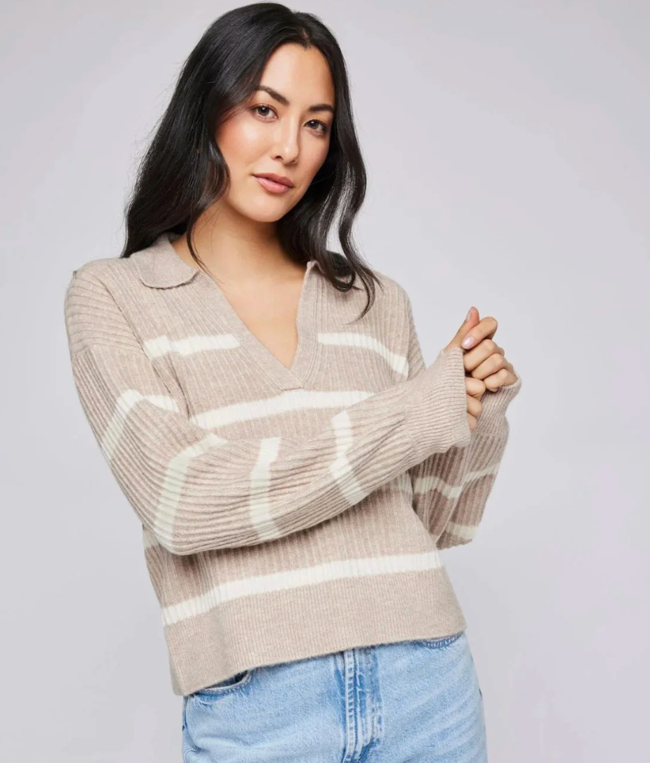 Gentle Fawn Oatmeal Becket Pullover Sweater | Sz Small (fits oversized)