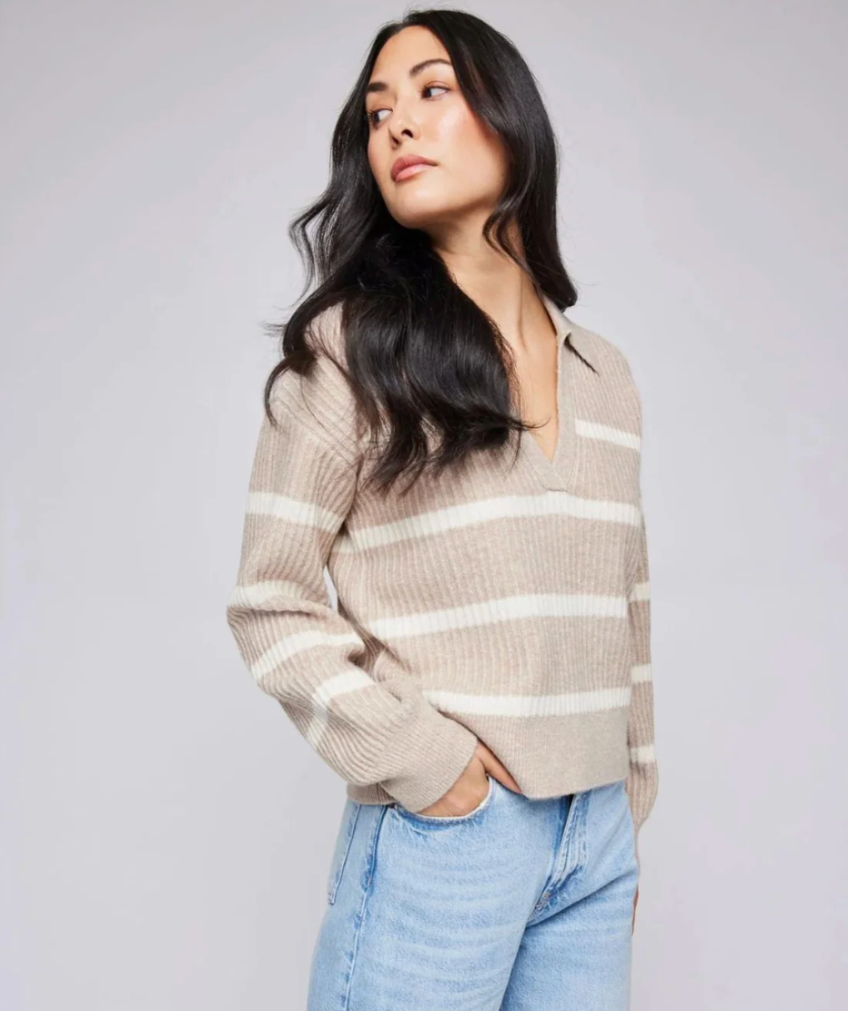 Gentle Fawn Oatmeal Becket Pullover Sweater | Sz Small (fits oversized)