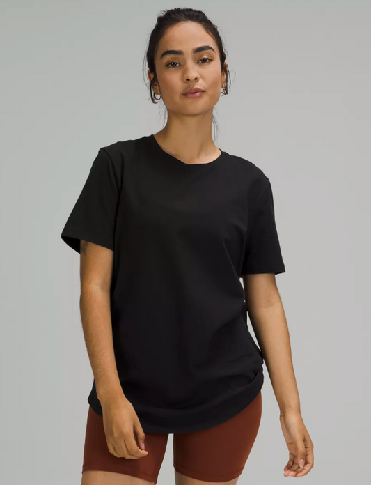 Lululemon Black Love Crewneck T Shirt | Sz 8 (M38W2)