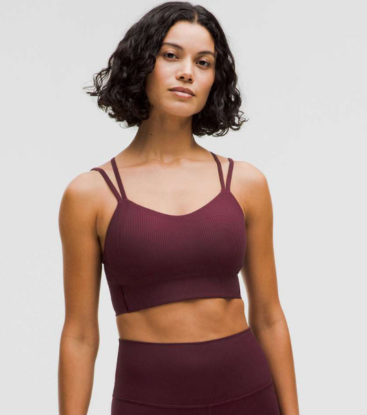 Lululemon Like a Cloud Ribbed Longline Bra *Light Support, B/C Cup | Sz 4 or 6 (M30W3)