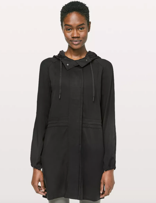 Lululemon Black City Stroll Jacket | Sz 4 (F22C1)