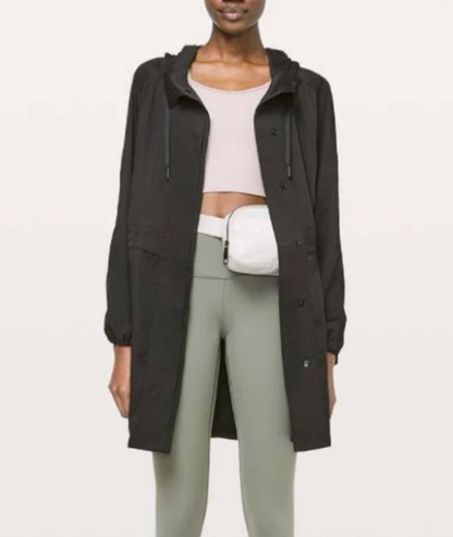 Lululemon Black City Stroll Jacket | Sz 4 (F22C1)