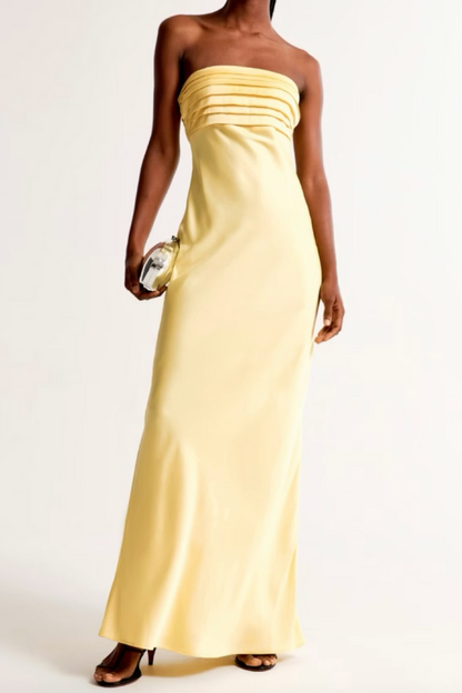 A&F NWT Emerson Strapless Slim Maxi Dress | Sz Small Tall
