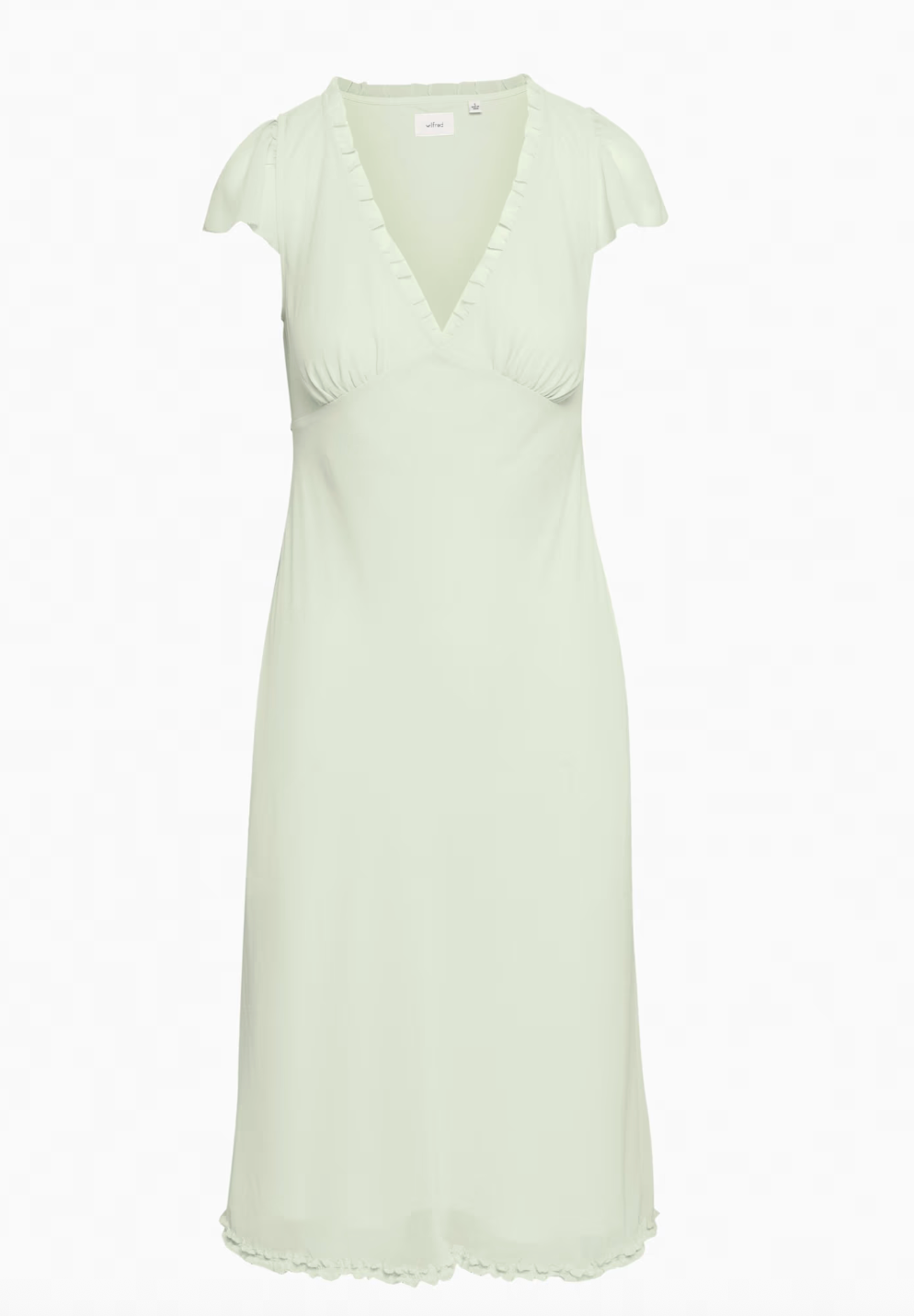 Wilfred Camelot Dress NWT in Rainwash Green | Sz Medium