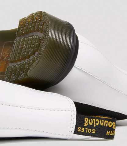 Dr. Martens Unisex Leather Chelsea Boots in White | Sz 10