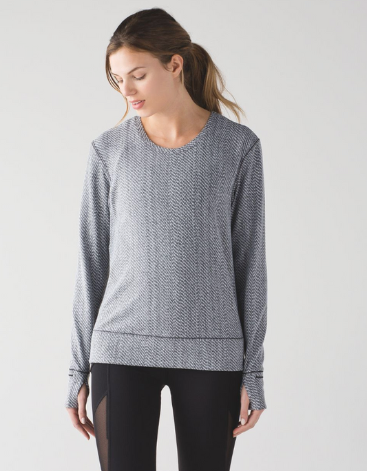 Lululemon Grey Rush Hour Long Sleeve | Sz 10 (correction)