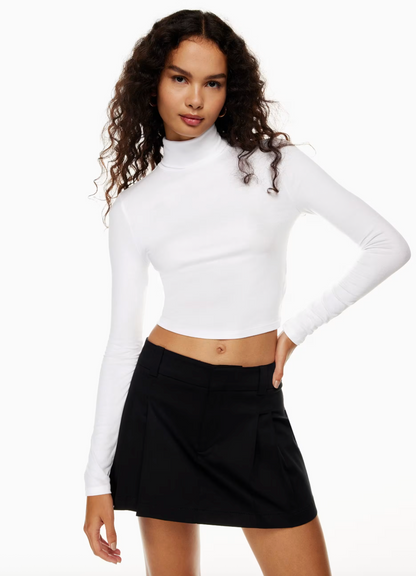 Sunday Best NAVY Freshman Cropped Turtleneck Long Sleeve | Sz Large