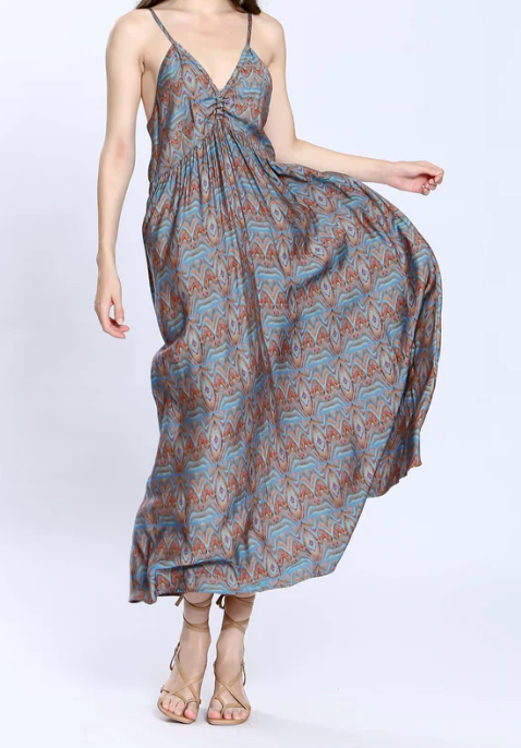 See U Soon Cornflower Aztec Dress NWT | Small