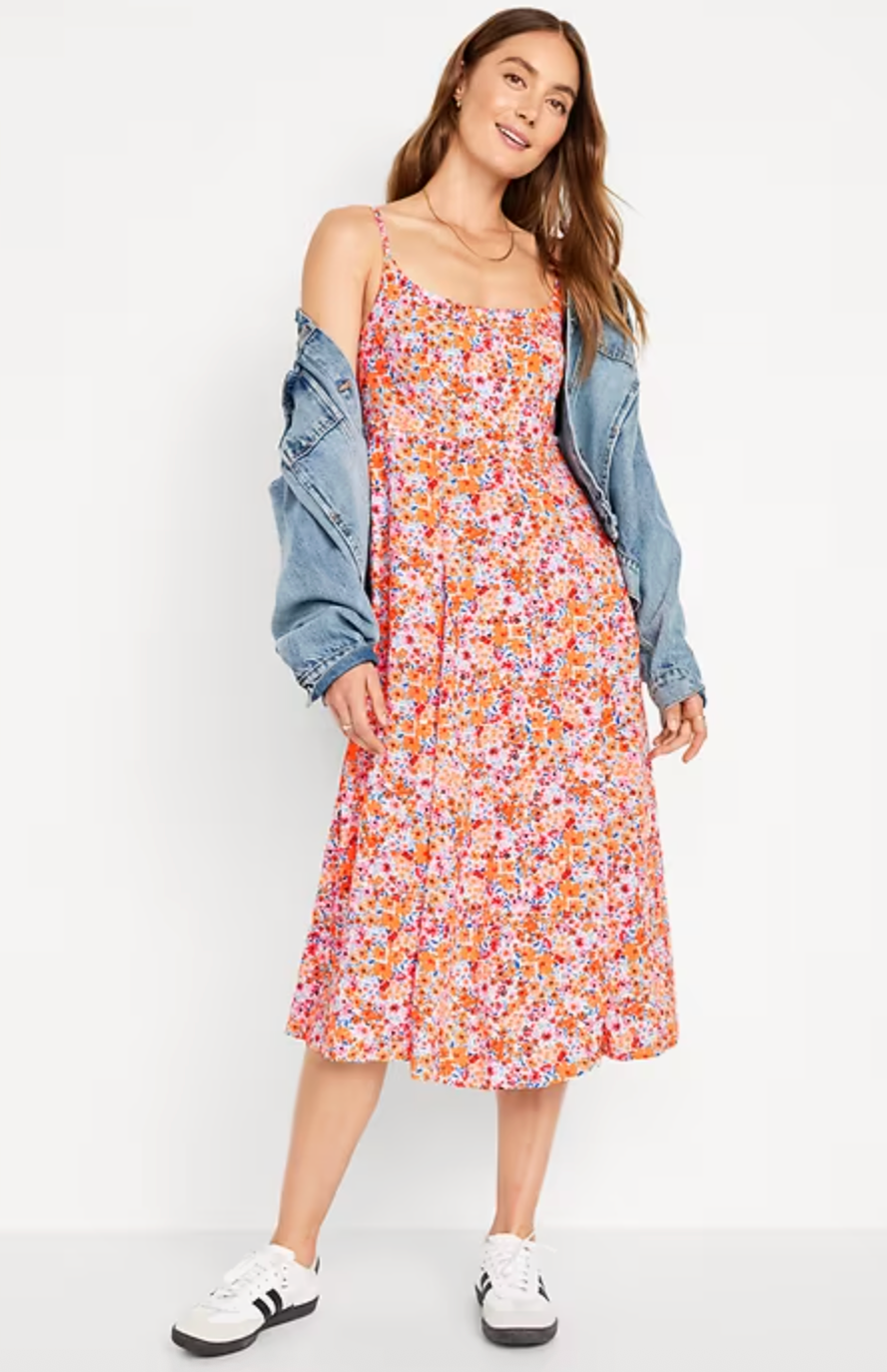 Old Navy Lightweight Fit & Flare Floral Dress | Sz Large