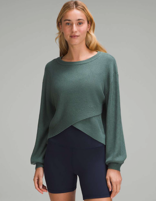 Lululemon Reversible Crossover Sweater |  Sz 8