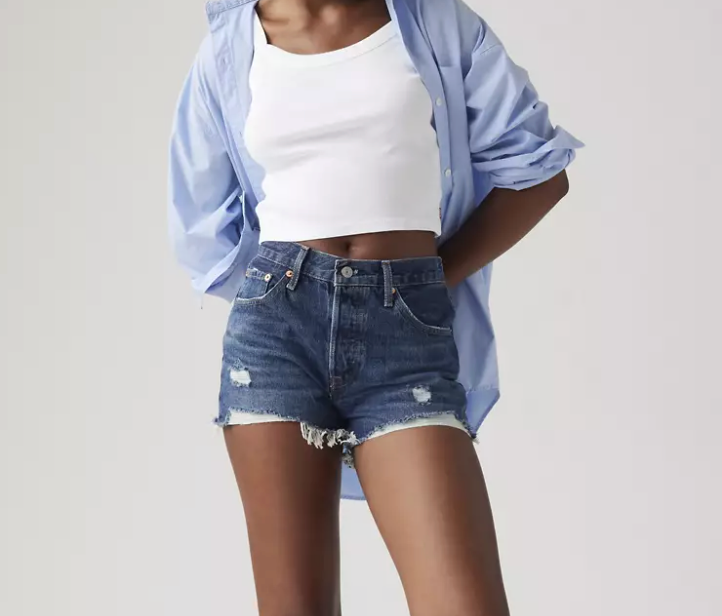 Levi's 501 HR Denim Shorts | Sz 28