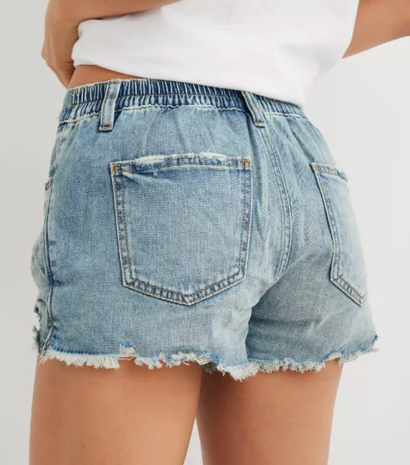 Aerie Daydream Denim Short (light wash) | Large