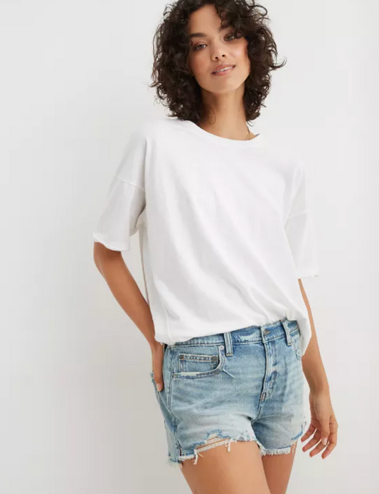 Aerie Daydream Denim Short (Med wash) | Small