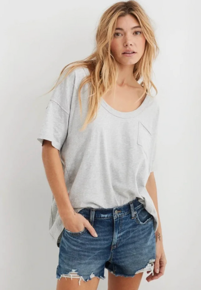 Aerie Daydream Denim Shorts (dark wash 1) | Sz Small