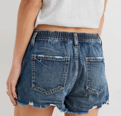 Aerie Daydream Denim Shorts (dark wash 1) | Sz Small