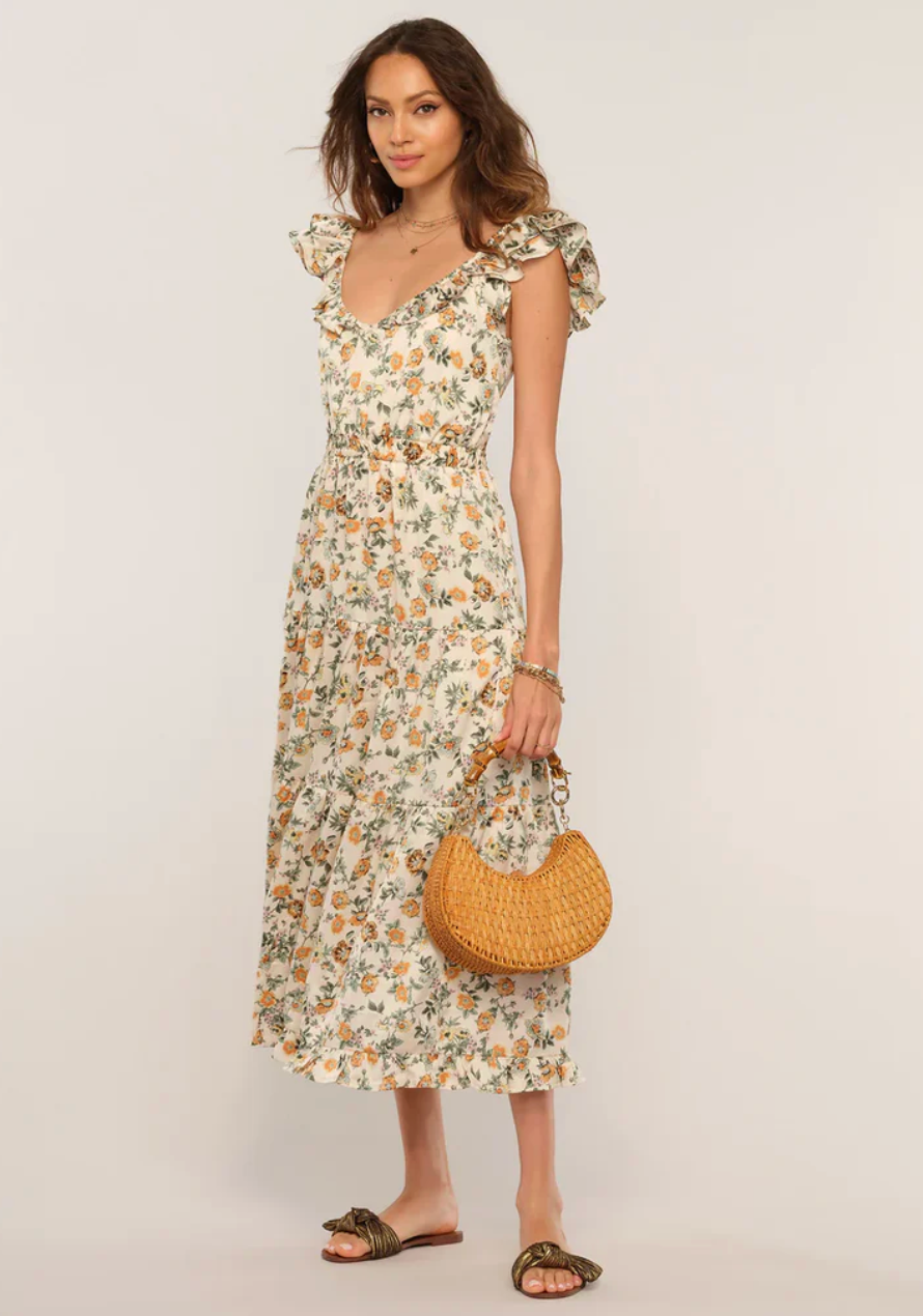 Heartloom Nelia Floral Maxi Dress | Sz Medium