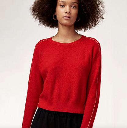 Aritzia Babaton Knit Cashmere Taupe Sweater | Sz Medium