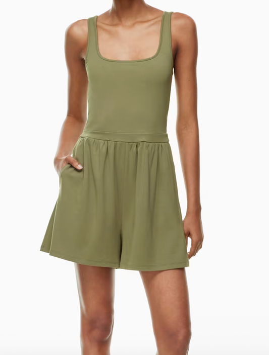 Wilfred Green Market Romper | Sz Medium