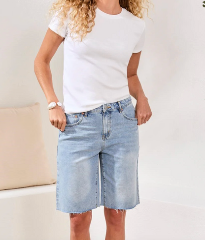 Tribal Bermuda Denim Shorts | Sz 14