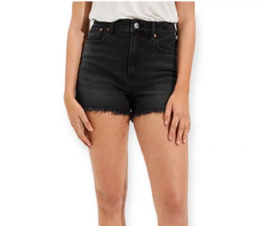 American Eagle Black High Rise Shortie | Sz 6 (small fit)