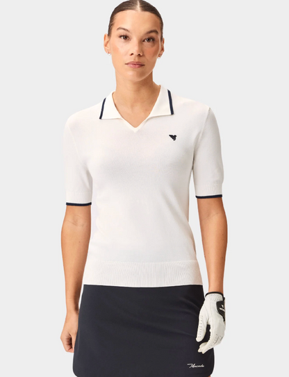 Macade White Vera Polo Golf Shirt NWT | Sz Small