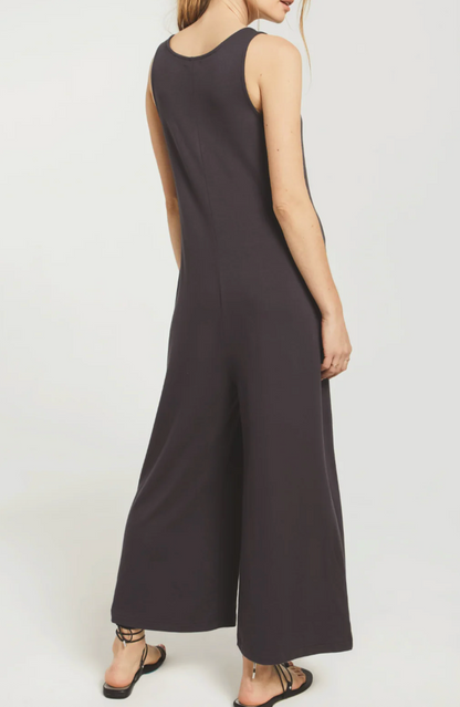 Z Supply Dark Grey Mojave Jumpsuit | Sz Small (Oversized)
