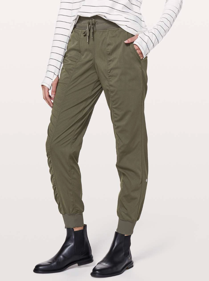 Lululemon Grey Dance Studio Jogger (dark olive) | Sz 8