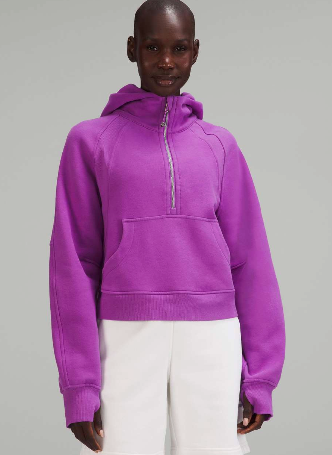 Lululemon Scuba Oversized Half-Zip Hoodie Moonlit Magenta | Sz XS/S