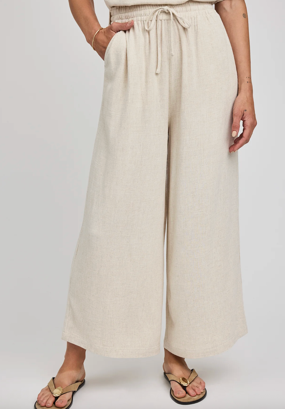 Gentle Fawn Cropped Drawstring Pants | Sz XS