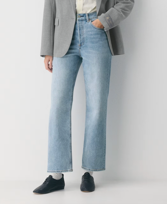 Denim Forum Arlo High Rise Straight Jeans | Sz 28