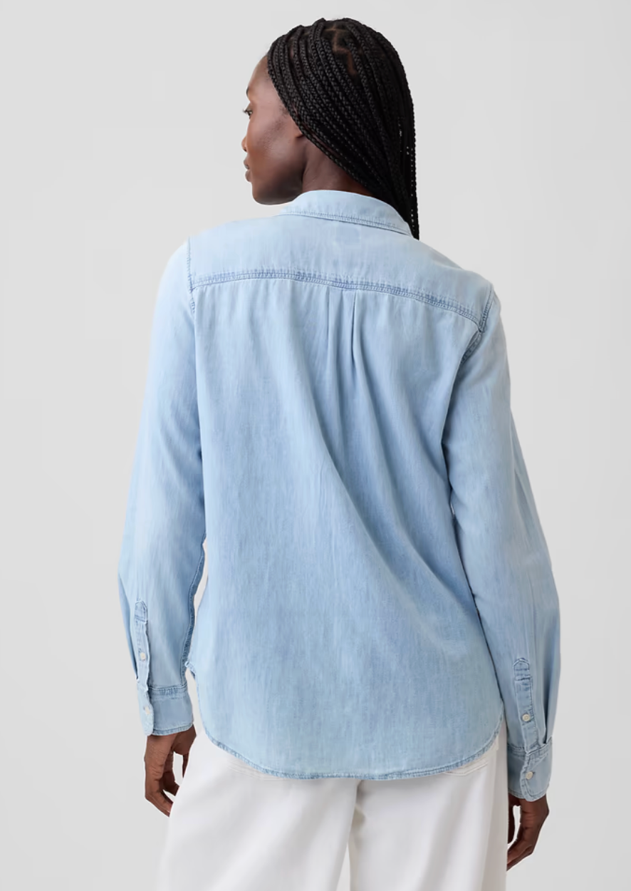 Gap Chambray the Perfect Shirt Button Down | Sz Small
