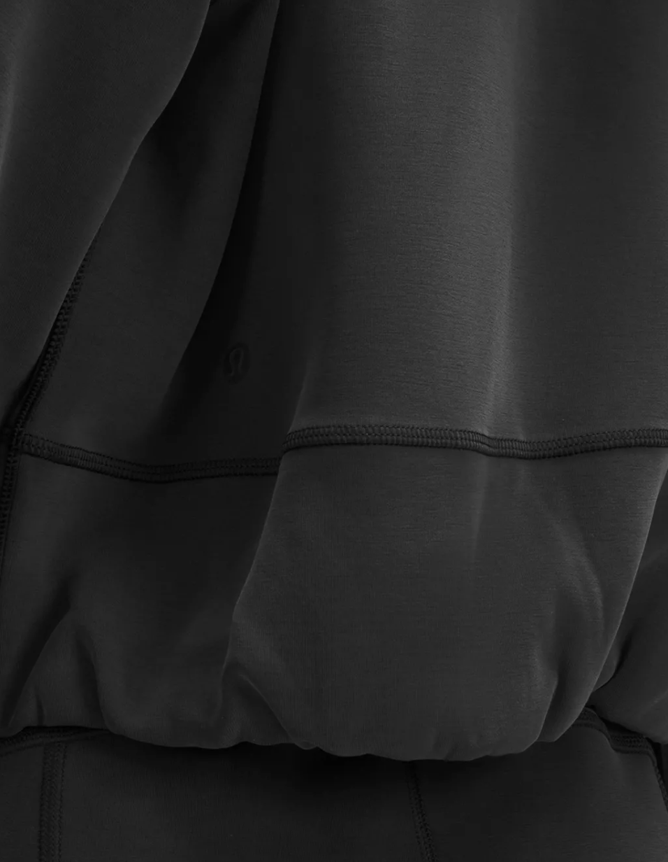 Lululemon Softstreme Full-Zip Hoodie Grey/Black | Sz 4