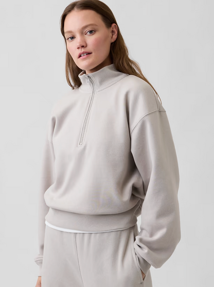 Gap Fleece 1/2 Zip Pullover in Navy | Sz Small (oversized)