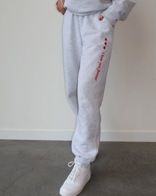 Brunette the Label "I Love You Forever" Oversized Jogger | Sz XS/S