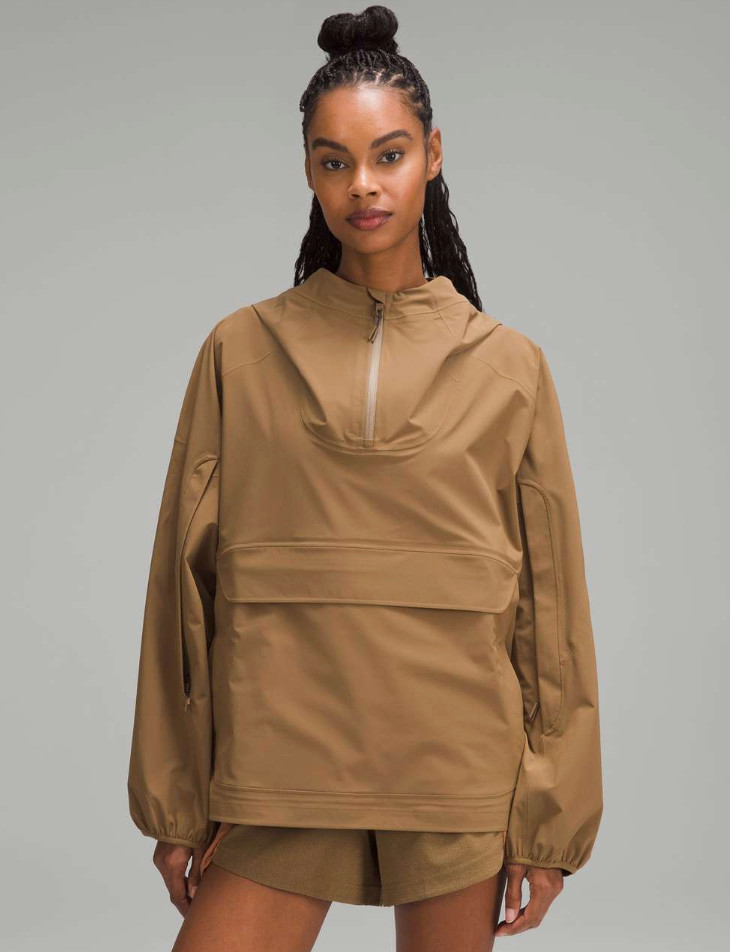 Lululemon Waterproof Hiking Poncho in Allspice | Sz 2 (oversized)