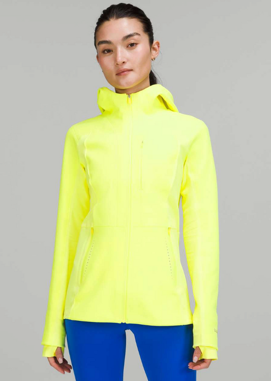 Lululemon Cross Chill Jacket *RepelShell Electric Lemon | Sz 8