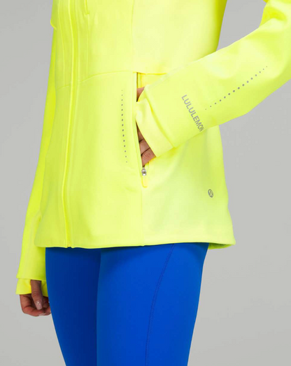 Lululemon Cross Chill Jacket *RepelShell Electric Lemon | Sz 8