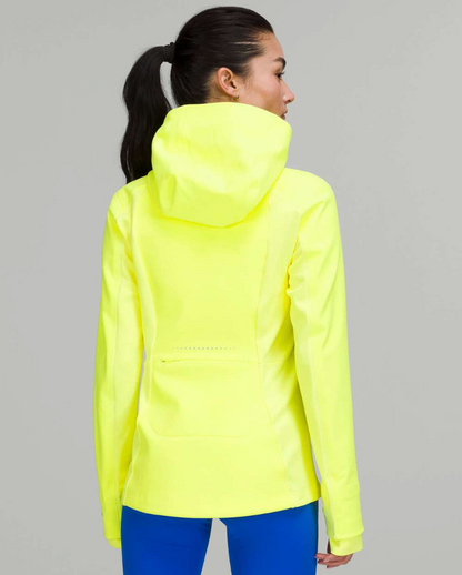 Lululemon Cross Chill Jacket *RepelShell Electric Lemon | Sz 8