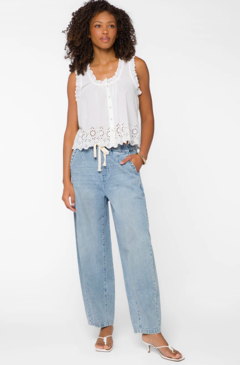 Velvet Heart Denim Barrel Leg Joggers | Sz Small