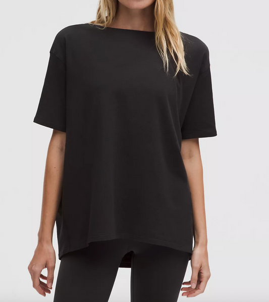 Lululemon Back In Action Organic Cotton T-Shirt | Sz Large Approx