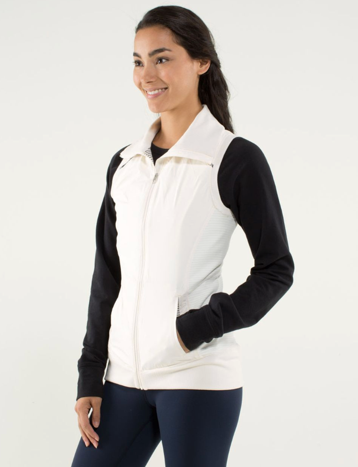 Lululemon Won't Stop Vest Hyper Stripe Angel Wing | Sz 6