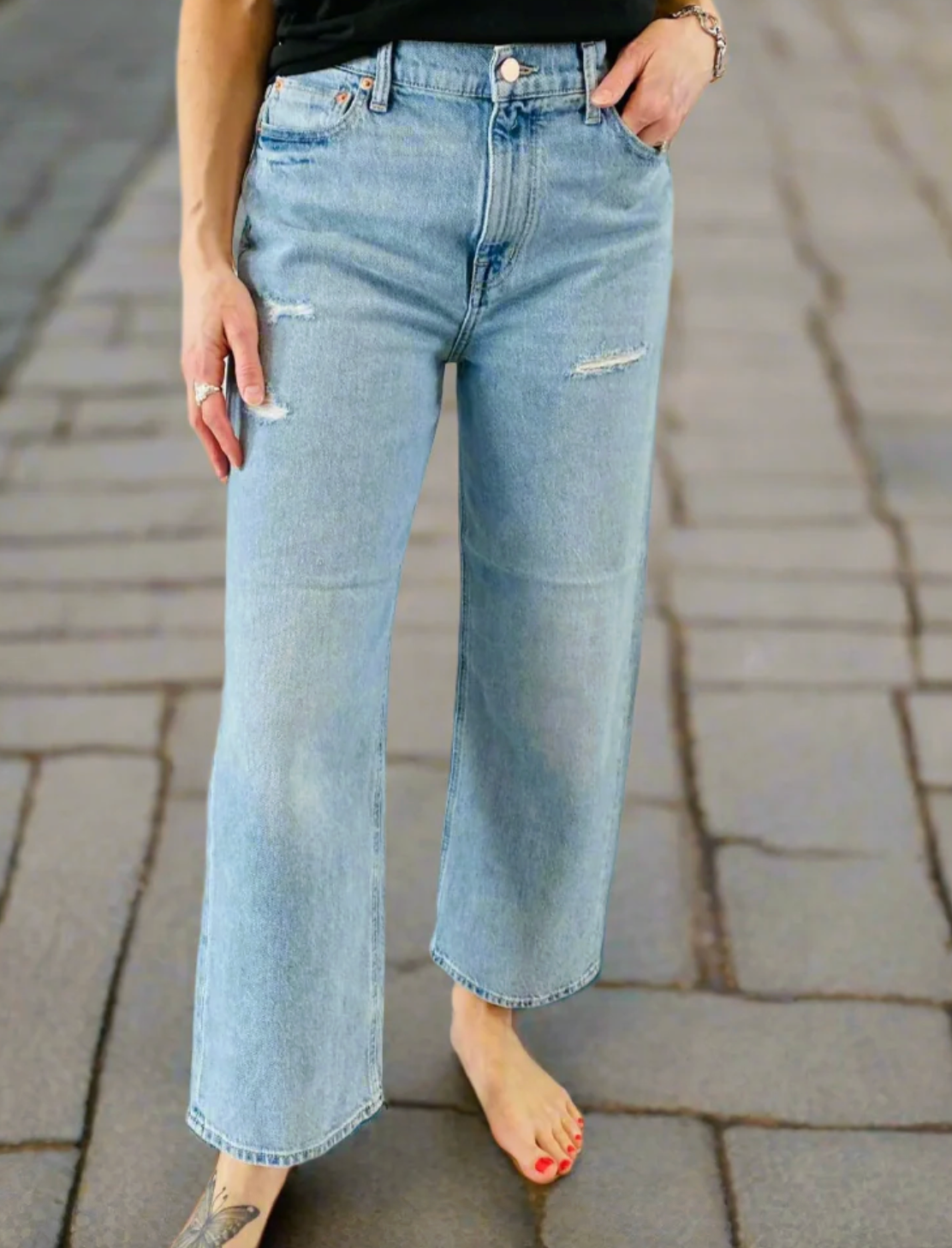 Modern American Savannah High Wide Leg Jeans | Sz 29