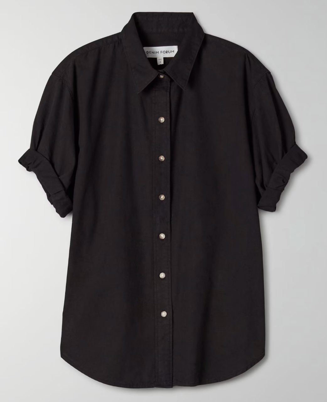 Denim Forum / Aritzia Black Jane Shirt | Sz Medium (oversized)