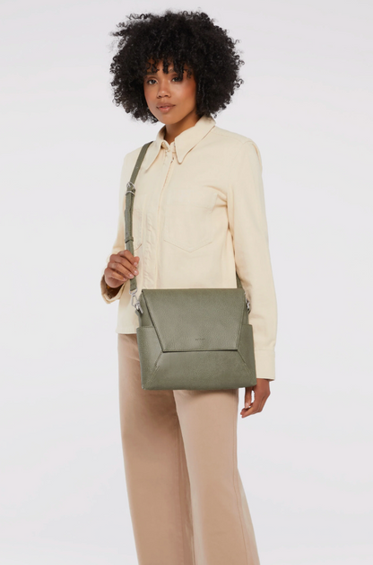 Matt & Nat Minka Vegan Hobo Bag/Crossbody Bag in Black