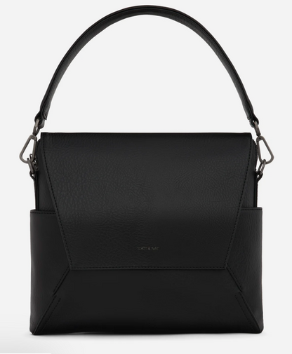 Matt & Nat Minka Vegan Hobo Bag/Crossbody Bag in Black