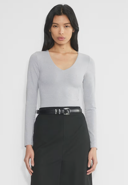 Aritzia Contour Fixture Bodysuit in Grey | Sz Small